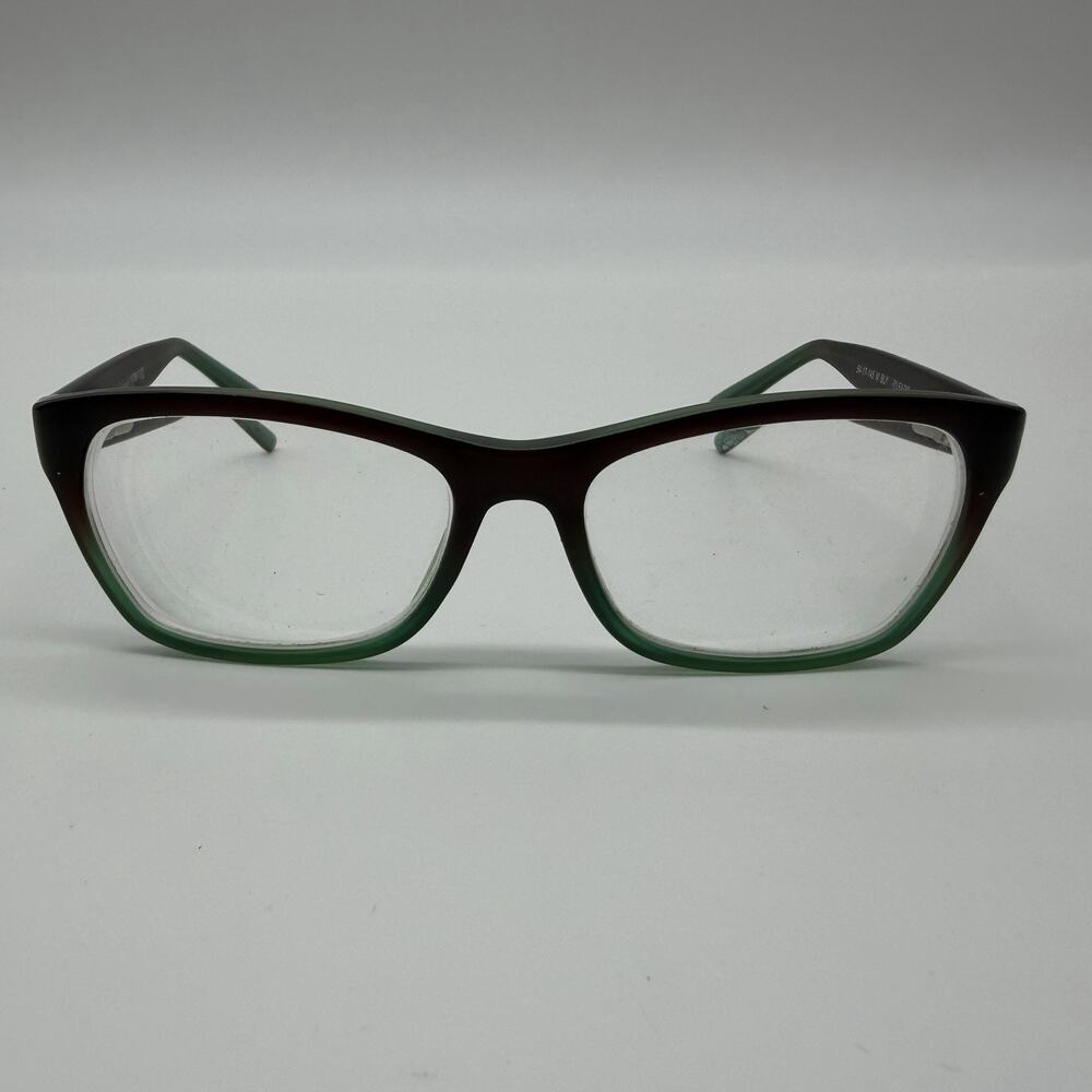 Enhance 4098 Eyeglasses Womens 54-17-145 Black Green Fade Optical Frames Only